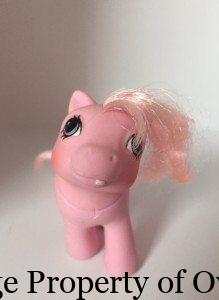Baby Lickety-split first tooth pony front view year 5